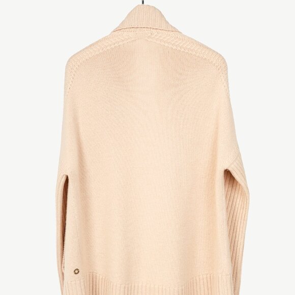 Loro Piana Cream Cashmere Open-Front Shawl Cardigan - Picture 2 of 9